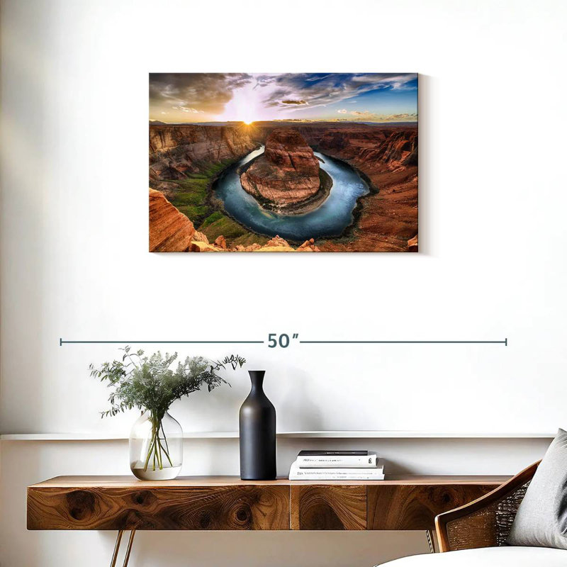 Alvord Horseshoe Bend Sunrise, 20" H x 30" W
