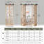 Porte pliante en verre et bois massif avec quincaillerie d'installation-120147990-112260258