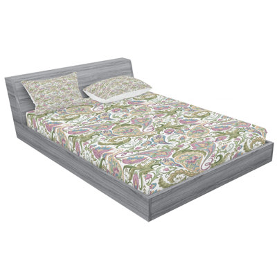 Microfiber Floral Sheet Set
