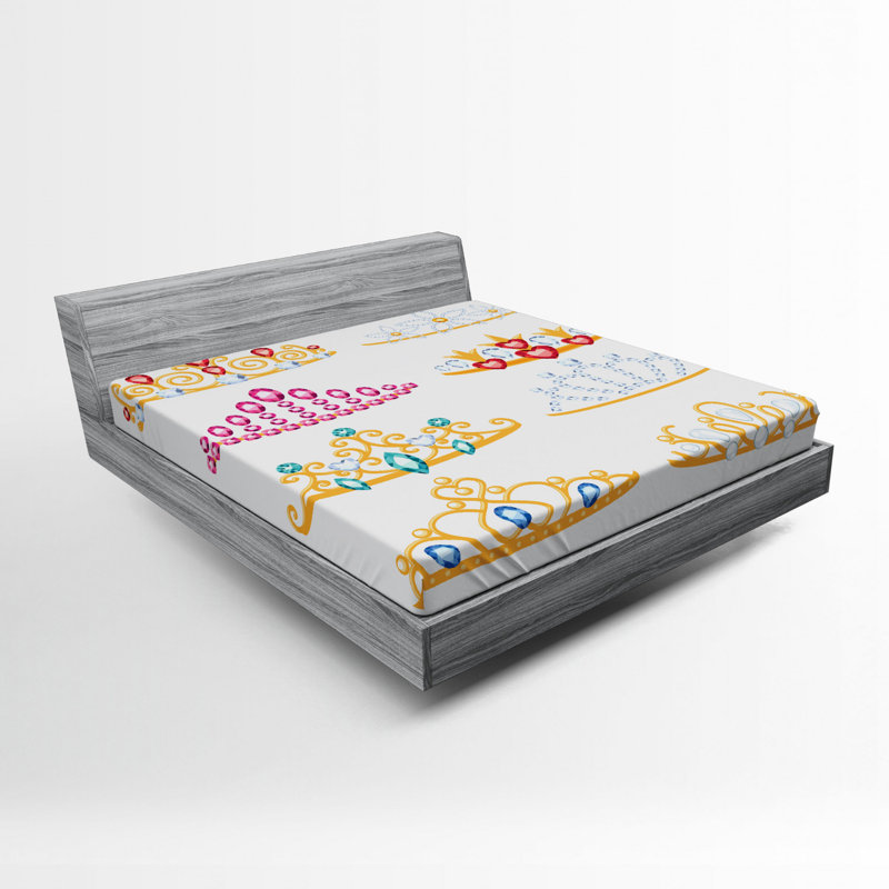 Feminine Microfiber Fitted Sheet, Full Fitted Sheet