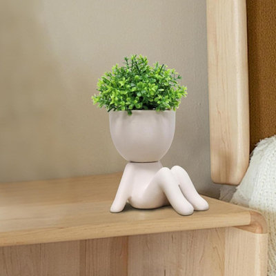 Plantes succulentes artificielles pour salle de bain