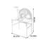 Modern Unique-shaped Practical Desk 39.37 in
