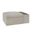 Repose-pieds en tissu avec table et roulettes Betts Boucle-291732840
