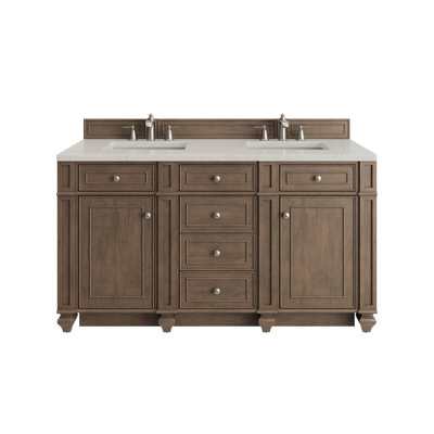 Bristol 60" Double Vanity W/FreePower Wireless Charger