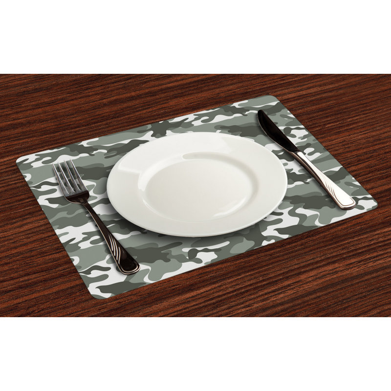 Polyester Abstract Rectangle Placemat