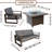 Helotes Patio Conversation Set with Cushions