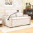Florencia Versatile Adjustable Futon Sofa Bed with USB Charging Ports, 2 Pillows and Phone Stand-2005513016