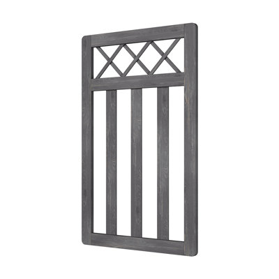 120 cm H Solid Wood Gate Fencing