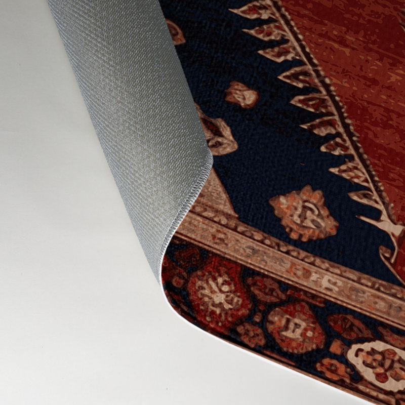 Tapis turc intérieur et extérieur brun, Rectangle 5 pi x 7 pi