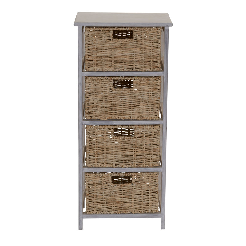 Commode de rangement 4 tiroirs Acton
