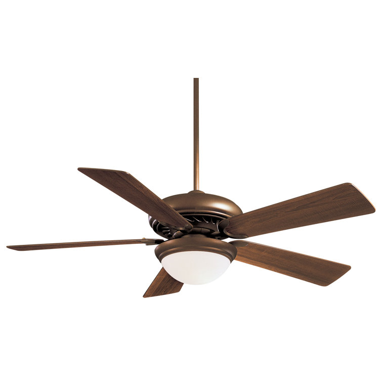 52" Supra 5 - Blade LED Standard Ceiling Fan with Remote Control and Light Kit Included