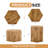 Modern Minimalist Set Of Two Hexagonal MDF Coffee Tables.Modern MDF Coffee Table, With Complex Texture Patterns, Style And Texture Coffee Table To Redefine Your Interior Decoration.