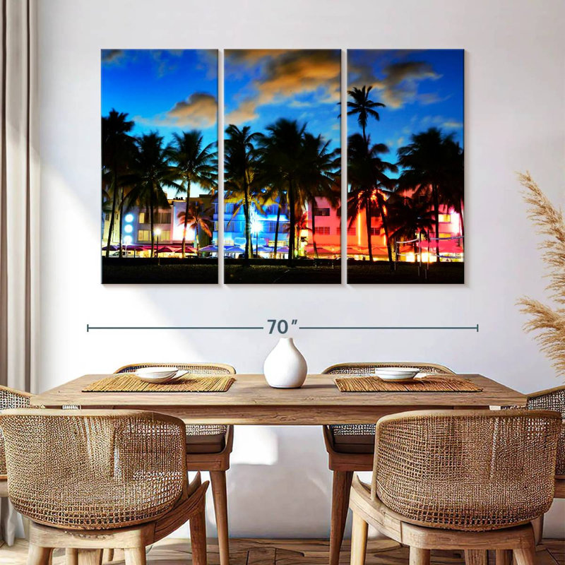 Sebbie Ocean Drive Florida, 42" H x 65" W