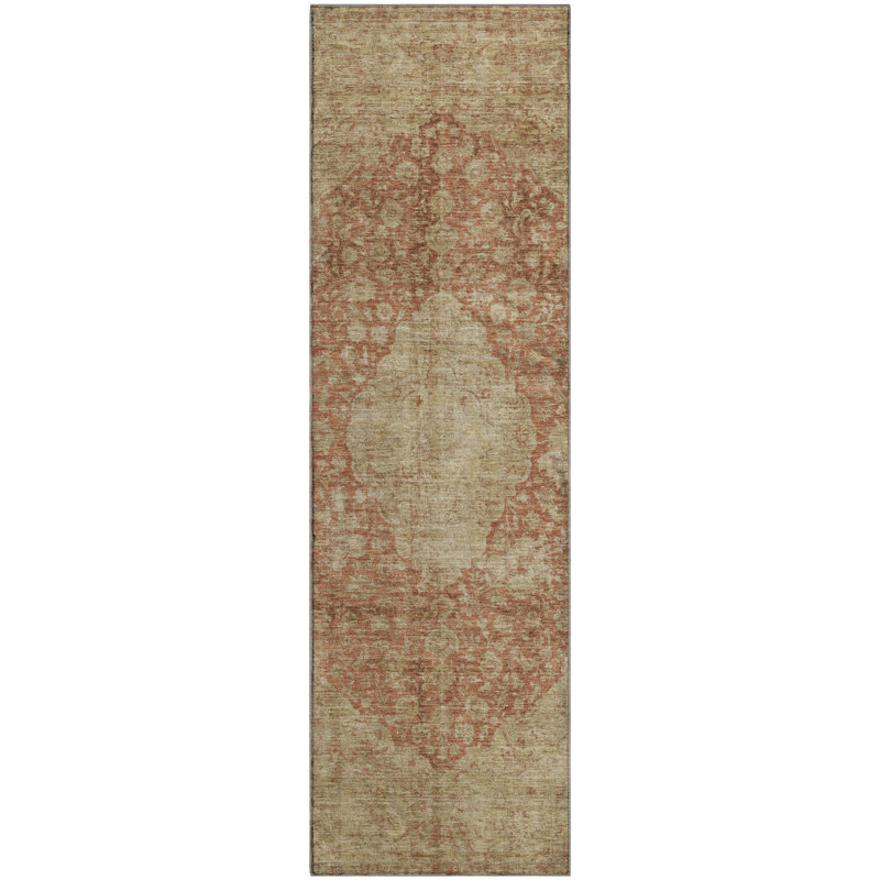 Premium Machine Washable Honig AMF1657 Global Rug, Runner 2'3" x 7'6"