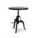 Grigor Round Solid Wood Top Metal Base Dining Table