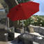 Parasol de patio blanc mat 11 pi.-1140514877