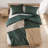 3 Pieces Full/Queen Comforter Set,Green