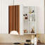 A White Mdf Material Mirror Cabinet, Bathroom Mirror,  Mdf Material Mirror Cabinet,A Separate Wall Mounted Bathroom Mirror