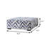 Repose-pieds l 41,6 po transitionnel, Zigzag multi