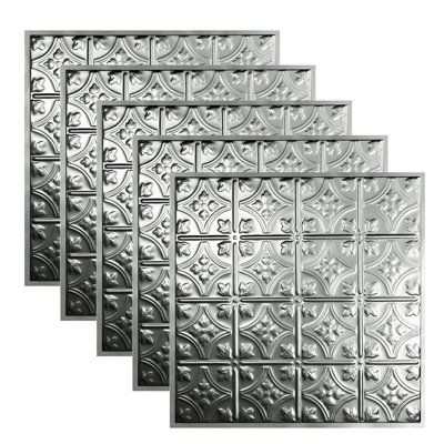Great Lakes Tin Hamilton 2'x2' Lay-In Ceiling Tile (Pack of 5)