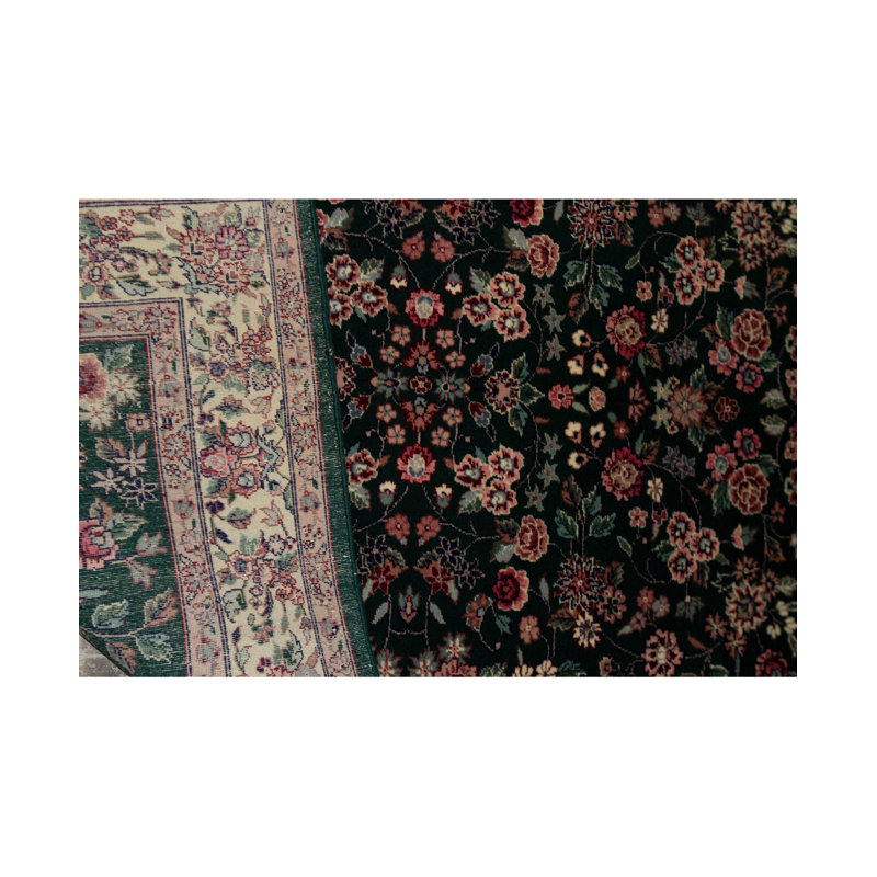 Jahan Wool Oriental Area Rug in Green
