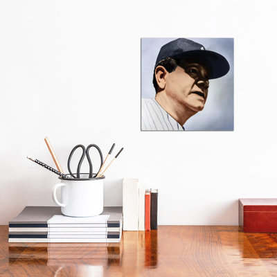 Babe Ruth (1895-1948) by Granger - Wrapped Canvas Painting