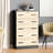 Basurto 5 Drawer Chest Wooden Dresser with Lock-1897974643