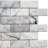 Santorini 2" x 4" Marble Brick Joint Mosaic Wall Tile-45293122