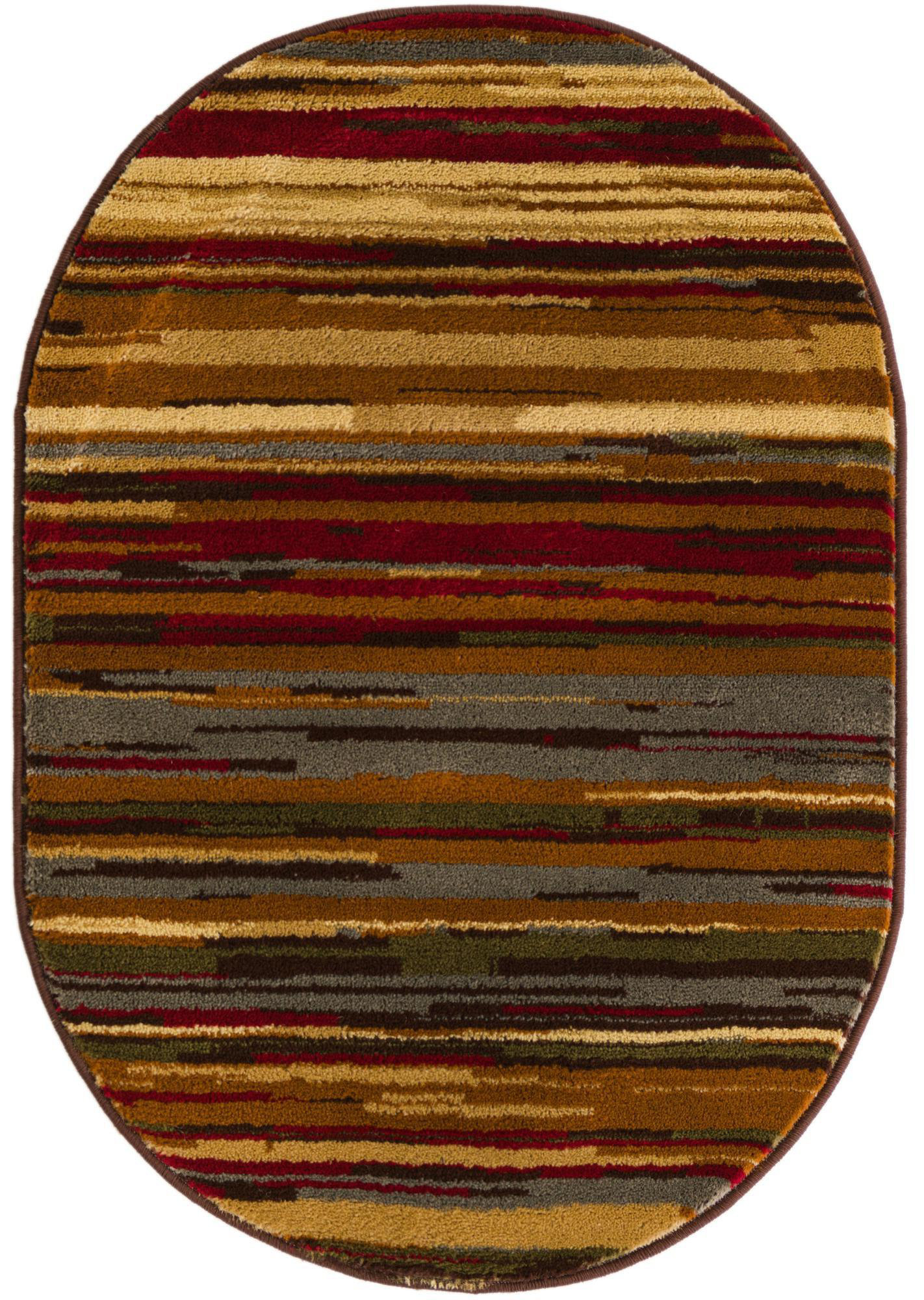 Latitude Run® Contemporary Baynebridge Area Rug Mult Stripe Color | Wayfair