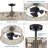 25.25'' Ceiling Fan with Light Kit-2142523606