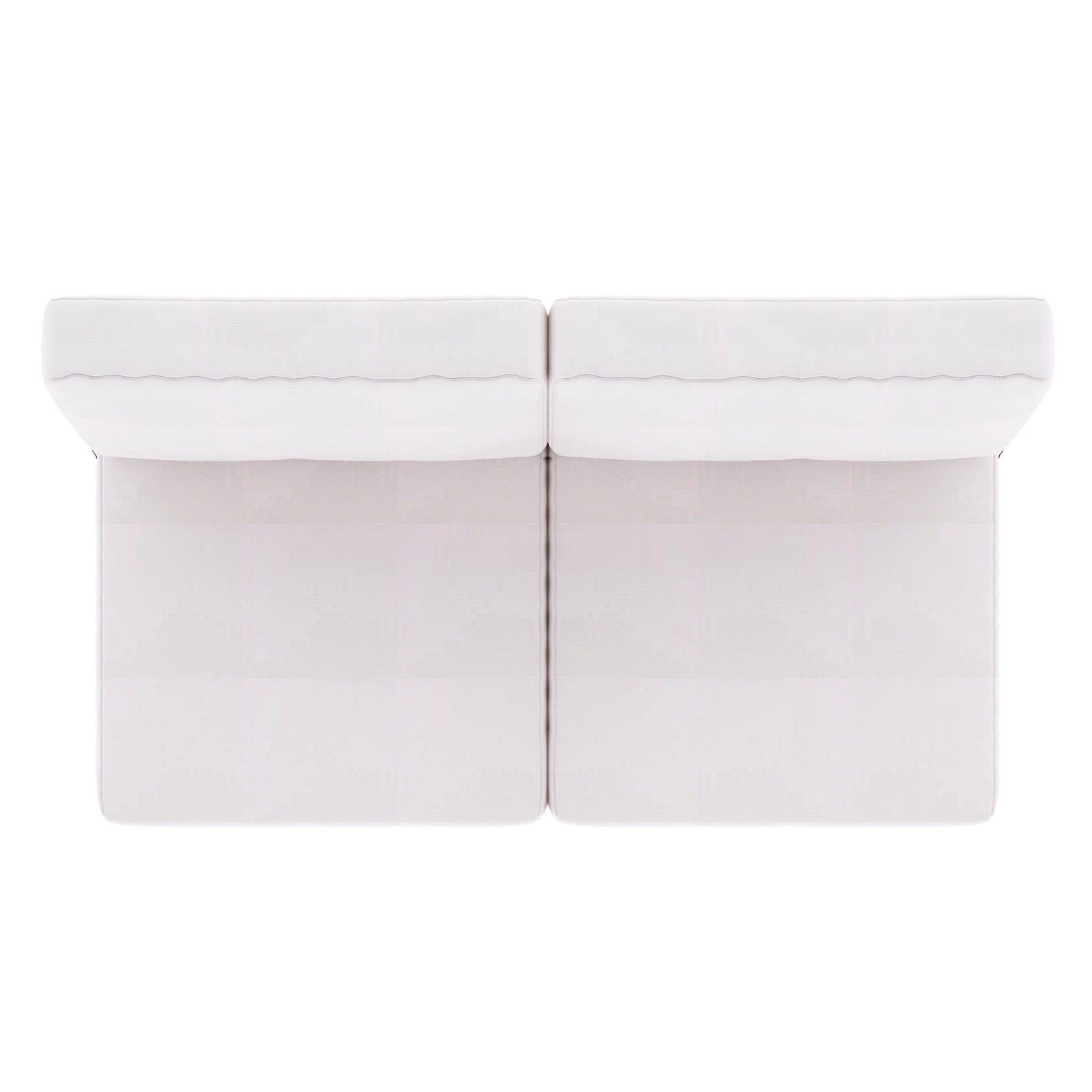 24" Sunbrella® Loveseat Seat and Back Cushion, Sunbrella Play Snow