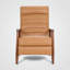 Fauteuil inclinable 28 po Mid-Century-1755723775