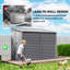 8 ft. W x 4 ft. D Galvanised Steel Pent Storage Shed-116233369