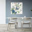 "Blue Blossoms" sur toile abstraite, art mural contemporain-1664016801