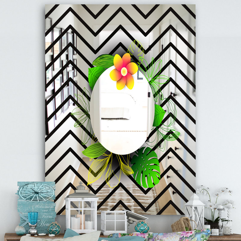 Miroir d'appoint Elementary Botanicals, H 39,4 po x l 29,5 po
