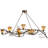 Curiel 8 - Light Dimmable Tiered Chandelier