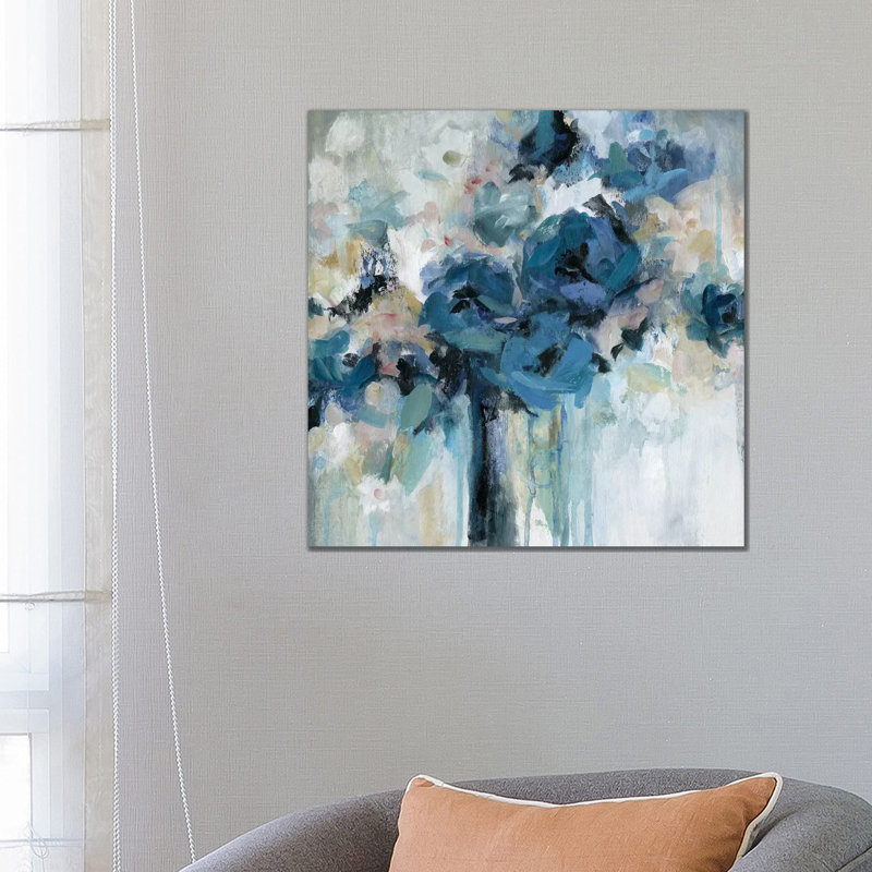 «Midnight Splash» par Carol Robinson, reproduction d'art sur toile tendue, H 12 po x l 12 po x P 0,75 po, Toile tendue