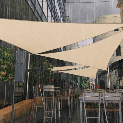 ColorTree Customizable Waterproof Triangle Sun Shade Sail – Durable & UV-Resistant