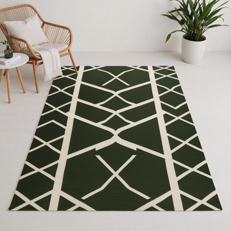 Tapis vert intérieur et extérieur Trellis, Rectangle 5 pi x 7 pi