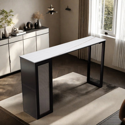 Table de bar longue Rock Plate