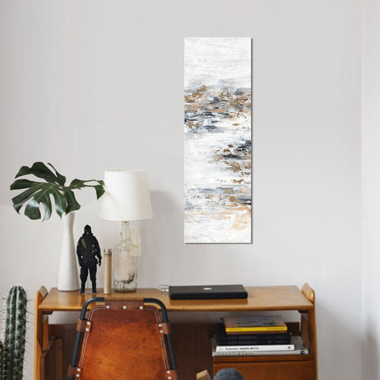 « memory ii », impression sur toile, H 48 po x l 16 po x p 1,5 po, Cadre noir