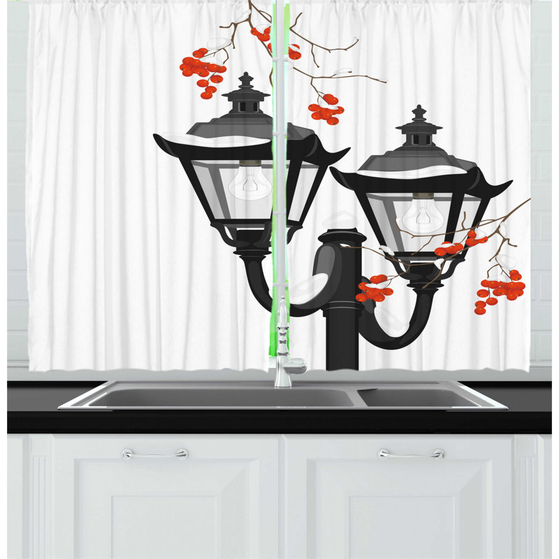 Pointed Kitchen Curtain