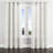Abstract Room Darkening Curtains - Modern Babajide Grommet Curtain - 1 Panel-1373072218-1373072216