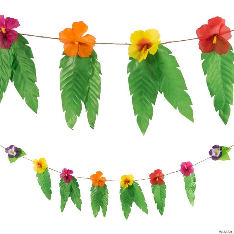 Guirlande à grandes feuilles