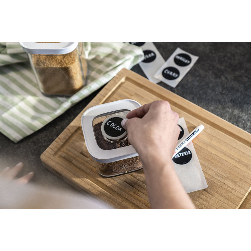 ZWILLING Fresh & Save Cube 10 Piece Silicone Labels with Chalk Marker Set