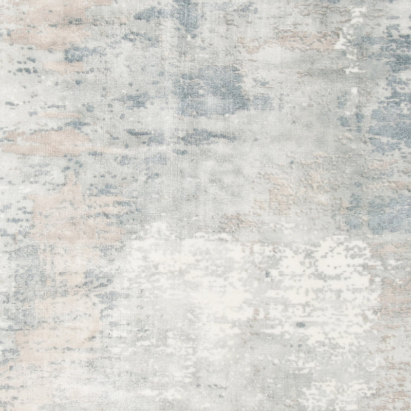 Issouf Hand Loomed Viscose Abstract Rug, Rectangle 6' x 9'