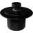 Twist & Close Bathtub Drain Trim with 2-Hole Faceplate and Adapter Bushing-37144409
