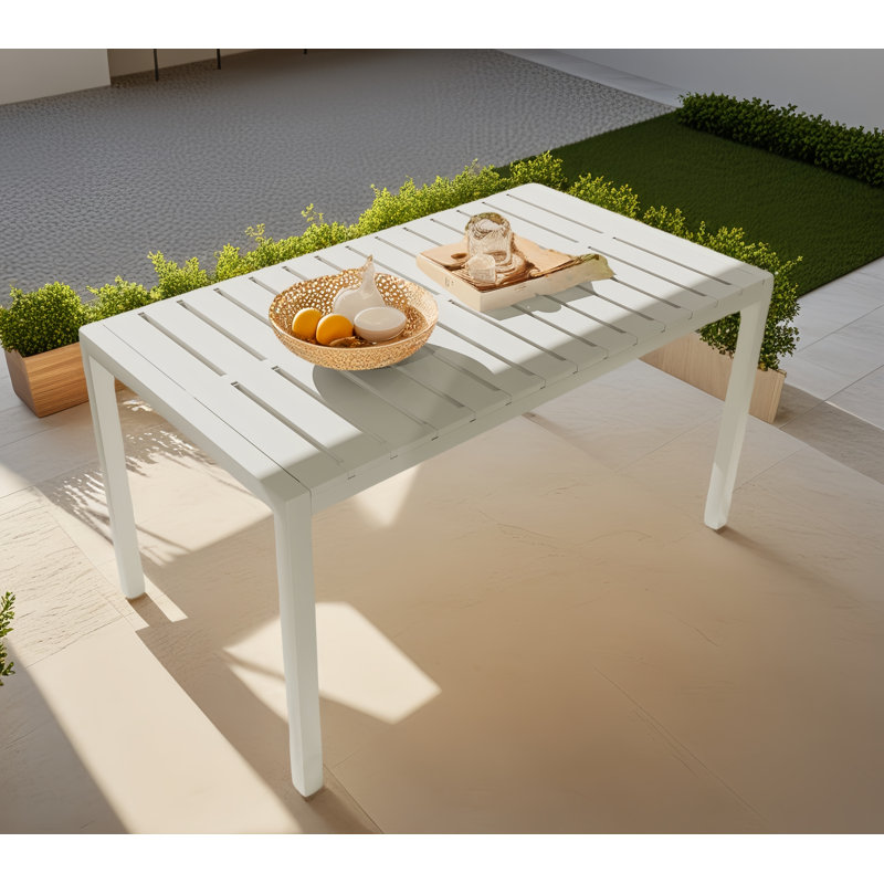 Table de salle à manger 55 po pour jardin, cour, cuisine, terrasse