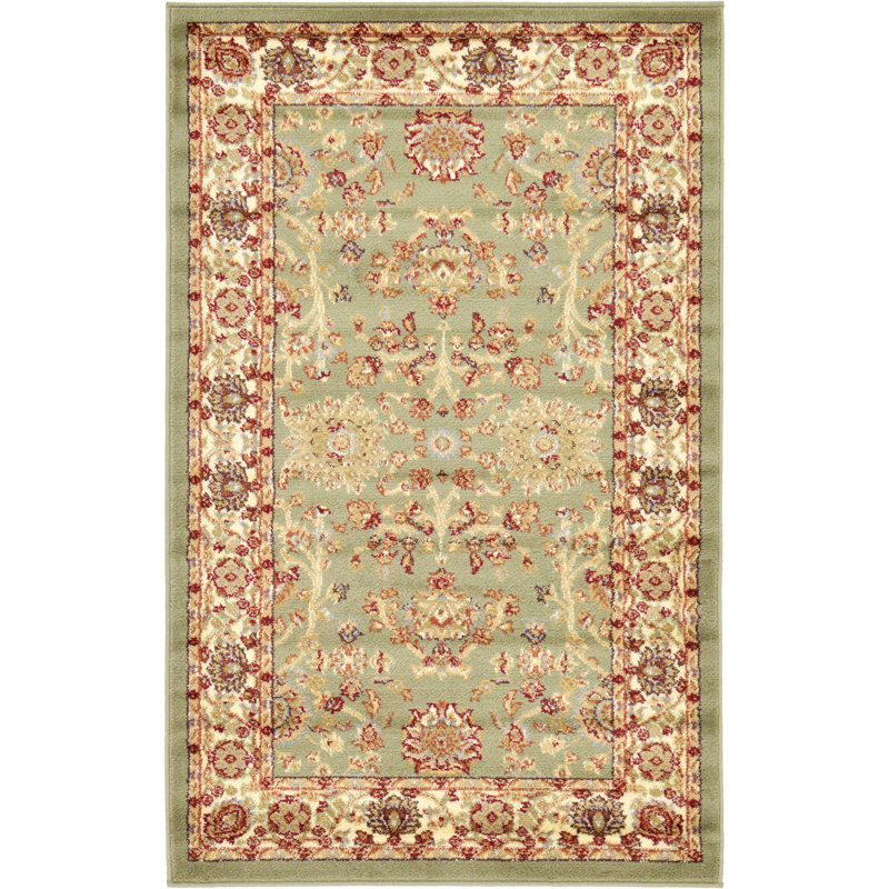 Oriental Area Rug, Rectangle 99 x 160cm