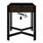 Dark Cocoa Chairside End Table